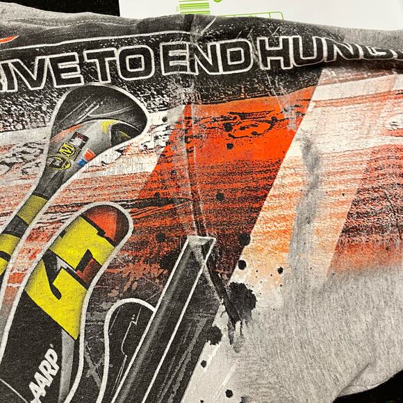 NASCAR Jeff Gordon #24 all over print T Shirt 2012 AARP Drive to end hunger - Picture 4 of 9